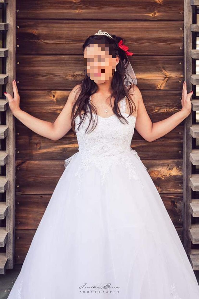 Robe de mariée princesse blanche